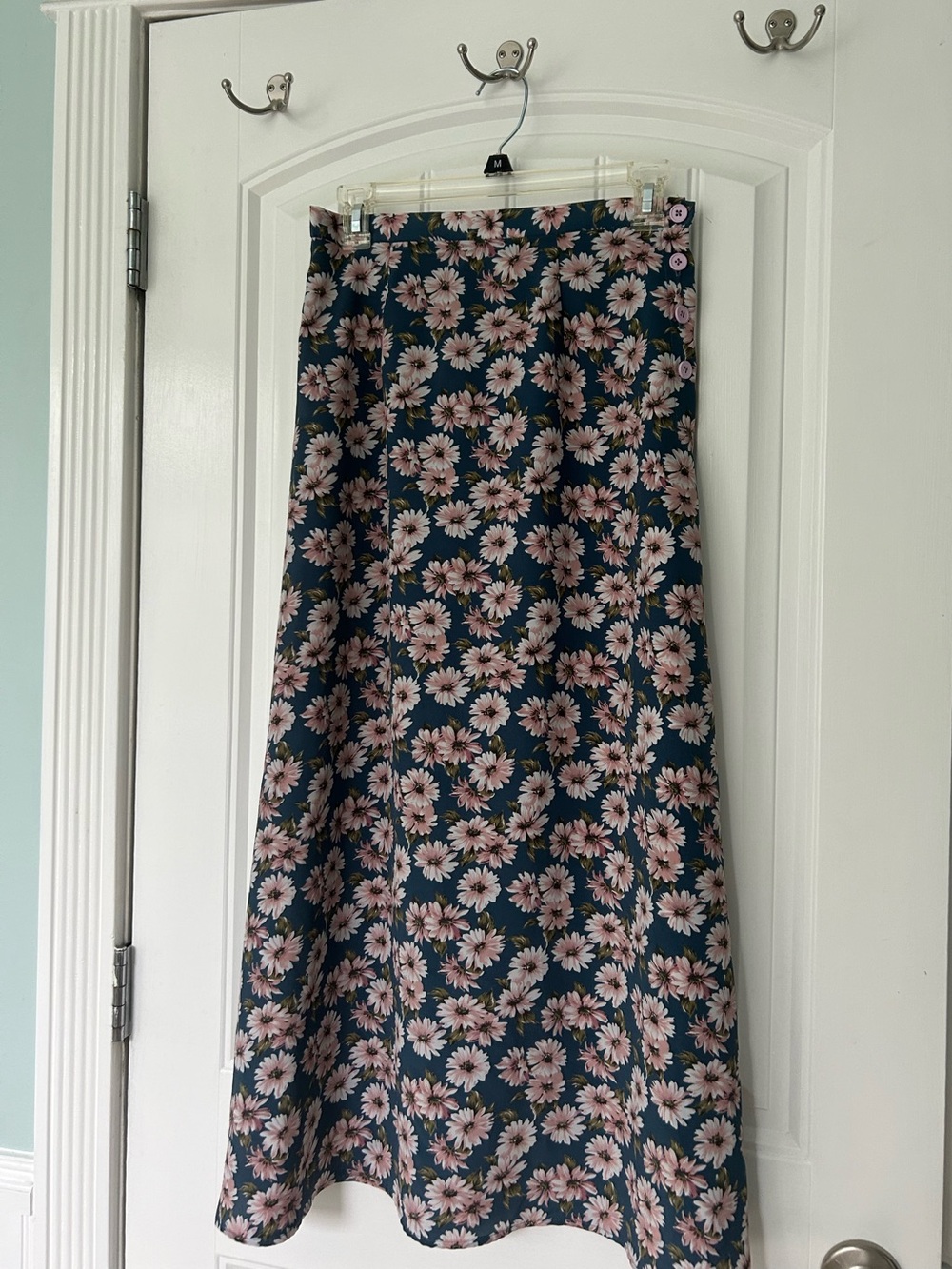Vintage floral maxi skirt